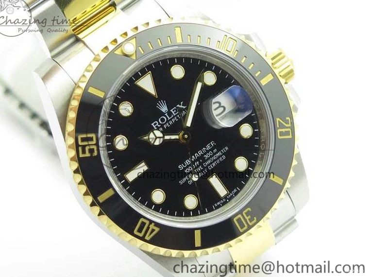 MiroTime 0416 Comfortable Submariner 116613LN Noob 1:1 Best Edition Black Dial On SS YG Bracelet A2836 V 3569